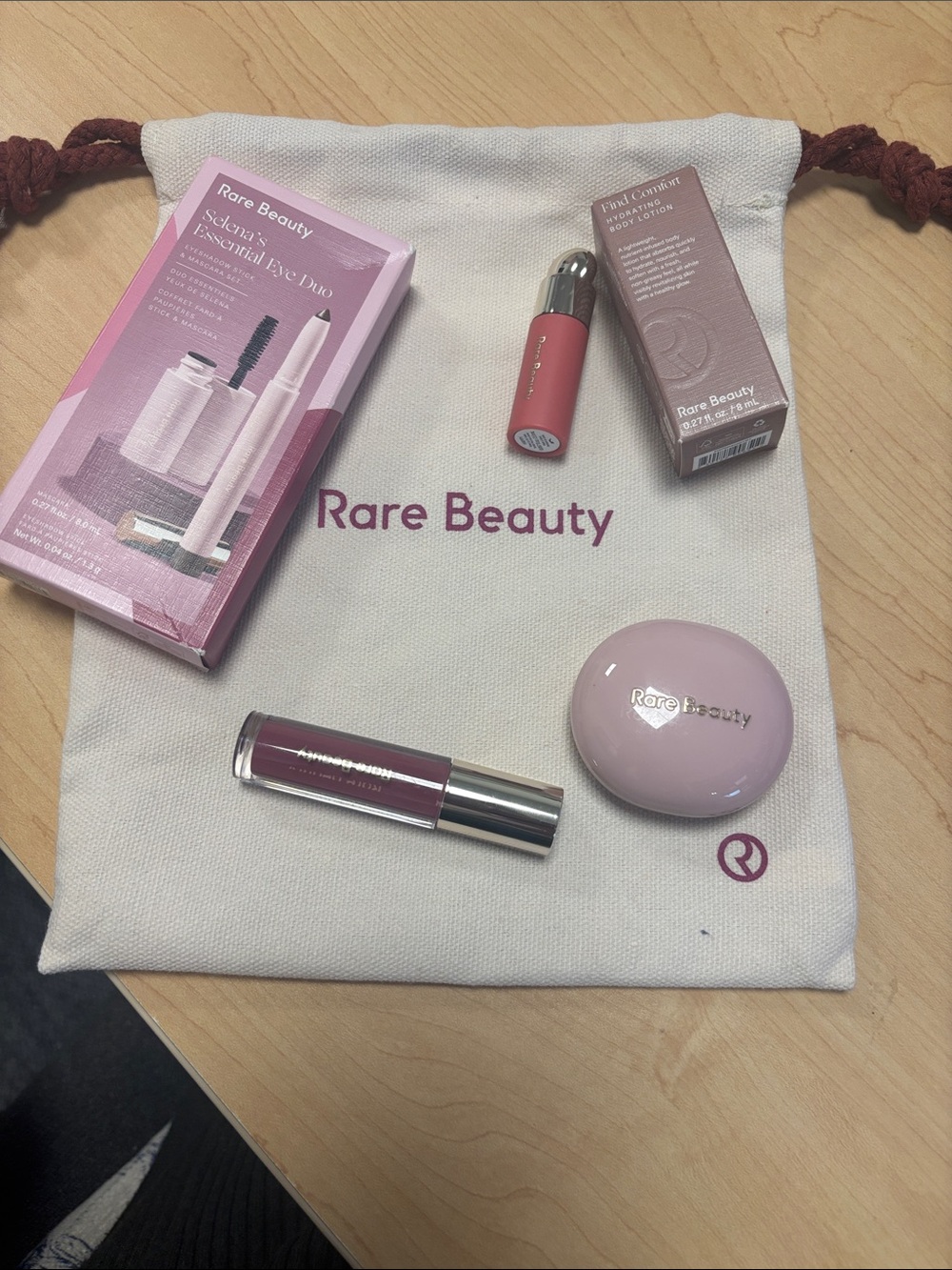 Rare Beauty Lipstick & Blush eye duo with eye shadow stick and mascara new
